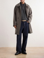 N.PEAL - Temple Cashmere Half-Zip Sweater - Gray