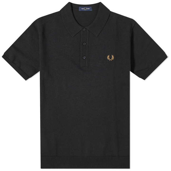 Photo: Fred Perry Men's Classic Knit Polo Shirt in Navy