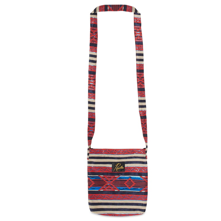 Photo: Needles Women's Mini Book Bag in Red/Blue 