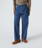 Auralee Belted straight jeans