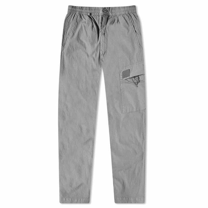 Photo: C.P. Company Men's Metropolis Stretch Sateen Pant in Harbor Mist