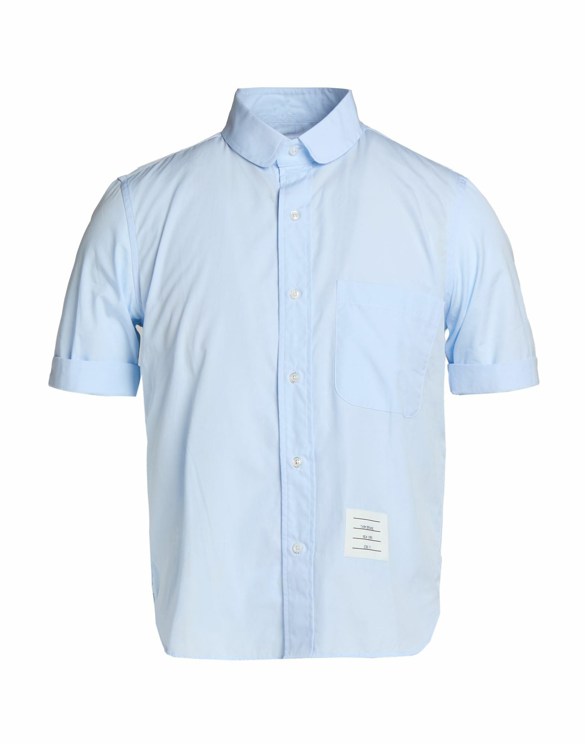 Thom Browne Mens Shirt Sky in Blue