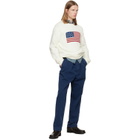 Polo Ralph Lauren White 'The Iconic Flag' Sweater
