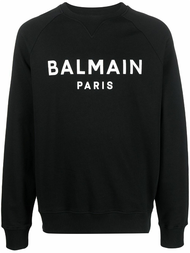 Photo: BALMAIN - Cotton Sweatshirt With Logo