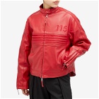 House Of Sunny Women's Racing Jacket in Fire Red