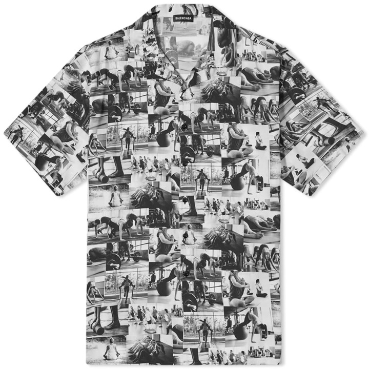 Photo: Balenciaga Yoga Print Vacation Shirt