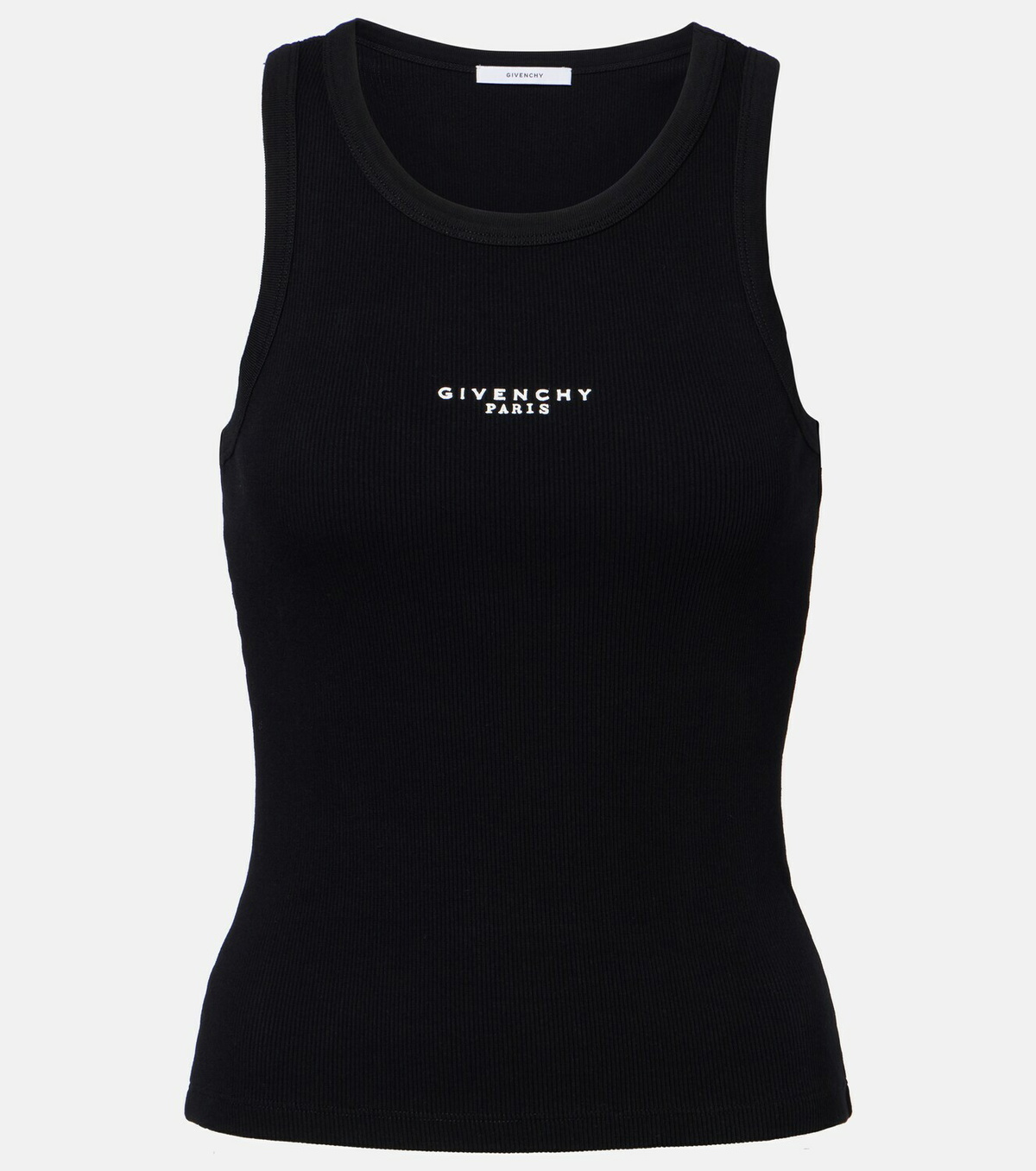Givenchy Paris logo cotton tank top