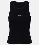 Givenchy Paris logo cotton tank top