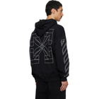 Off-White Black Big Double Arrow Skate Hoodie