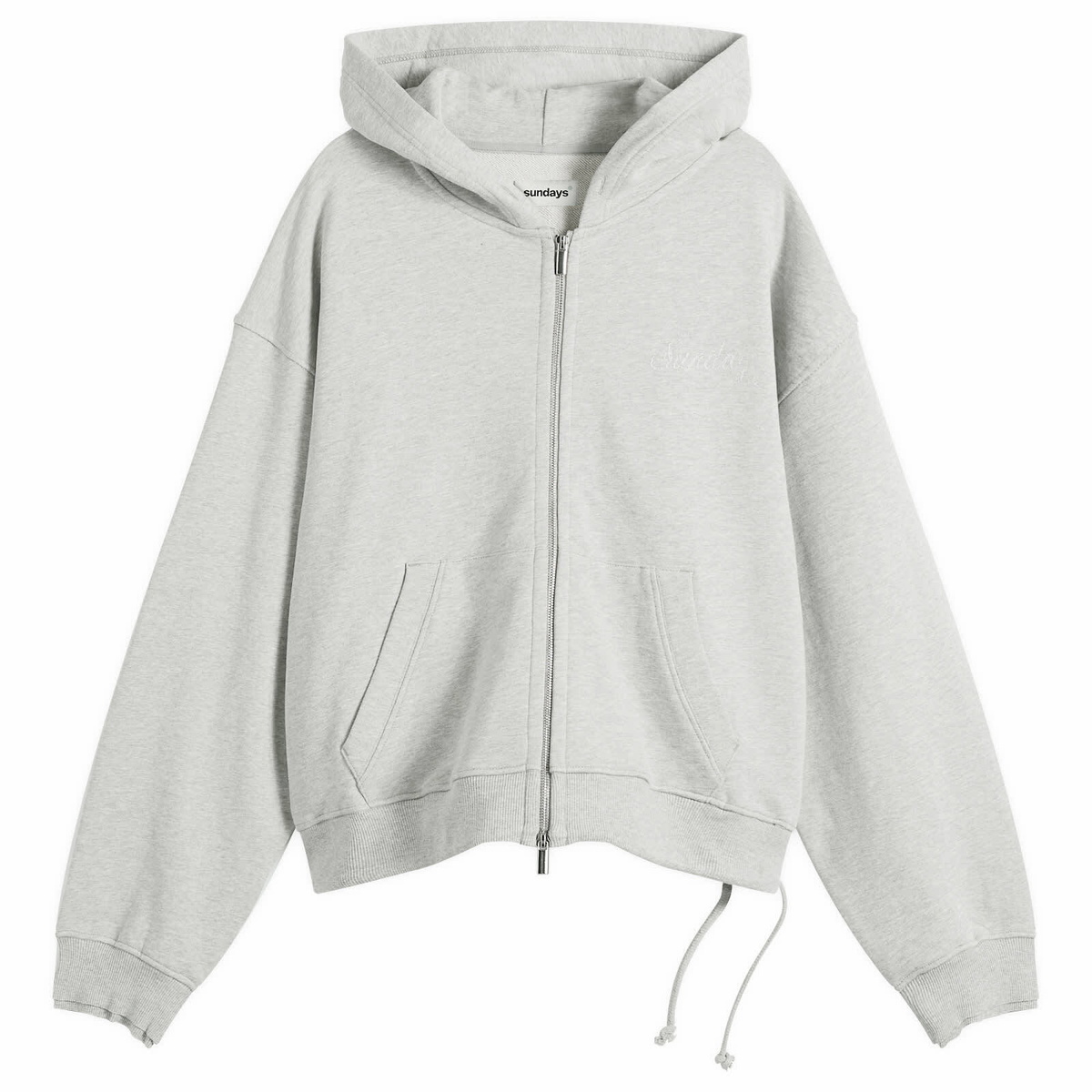 Sundays Men's Zip Hoodie in Grey