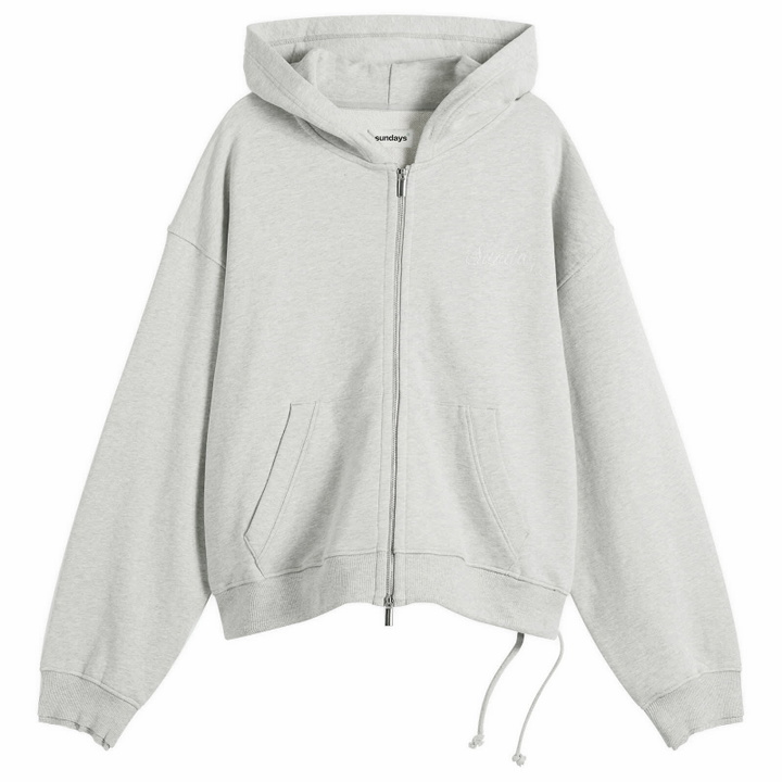 Photo: Sundays Men's Zip Hoodie in Grey