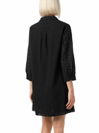 MC2 Saint Barth Woman Black Sangallo Shirt Mini Dress