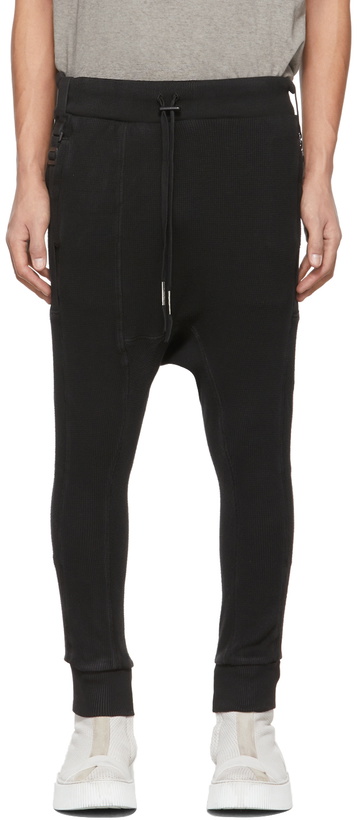 Photo: Boris Bidjan Saberi Black LongJohn2.1 Lounge Pants