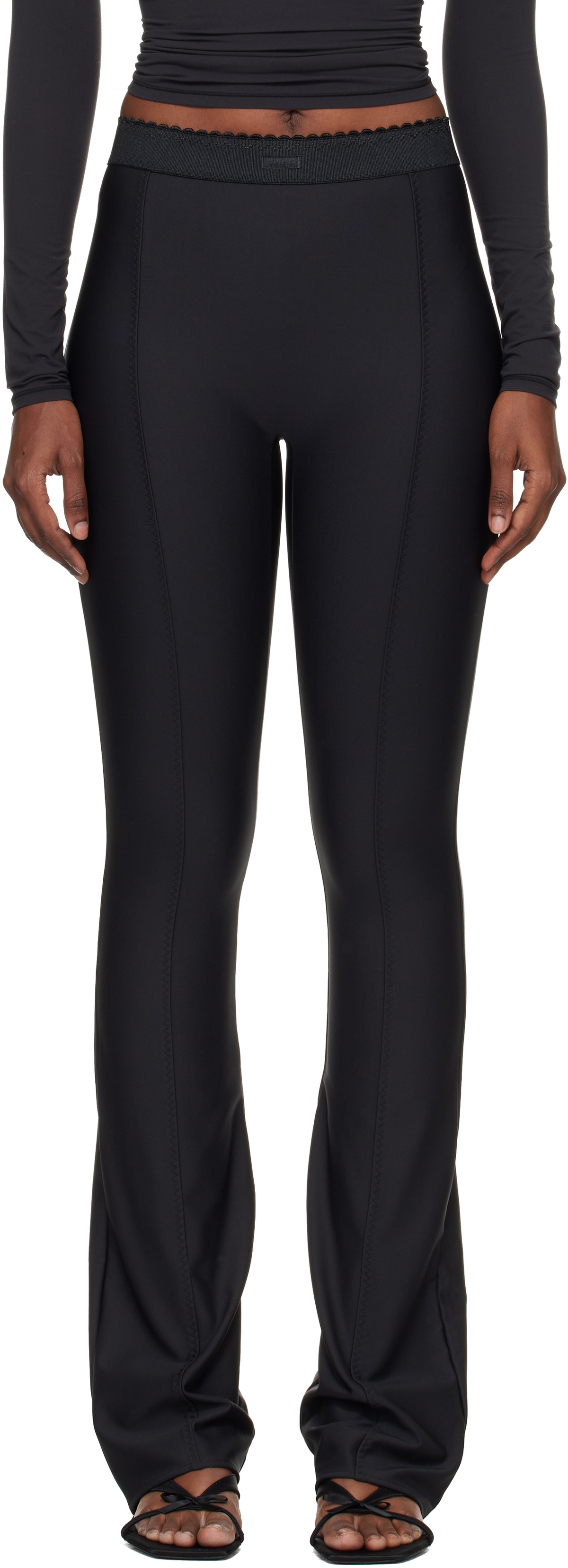 SKIMS Black SKIMS Body High-Waisted Flare Trousers