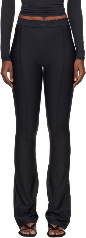Photo: SKIMS Black SKIMS Body High-Waisted Flare Trousers