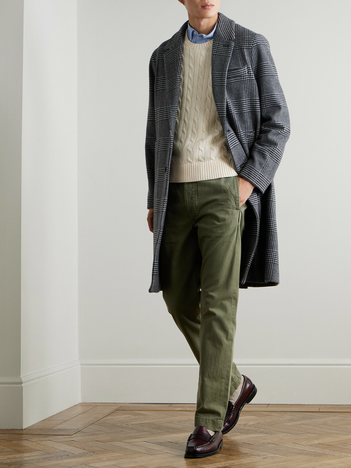 Polo Ralph Lauren - Logo-Embroidered Cable-Knit Cotton Vest - Neutrals