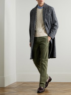 Polo Ralph Lauren - Logo-Embroidered Cable-Knit Cotton Vest - Neutrals