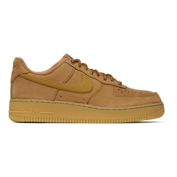 Photo: Nike Brown Nubuck Air Force 1 07 Sneakers