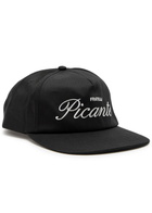 Picante Fratelli Logo-embroidered Cotton cap - Black - One Size