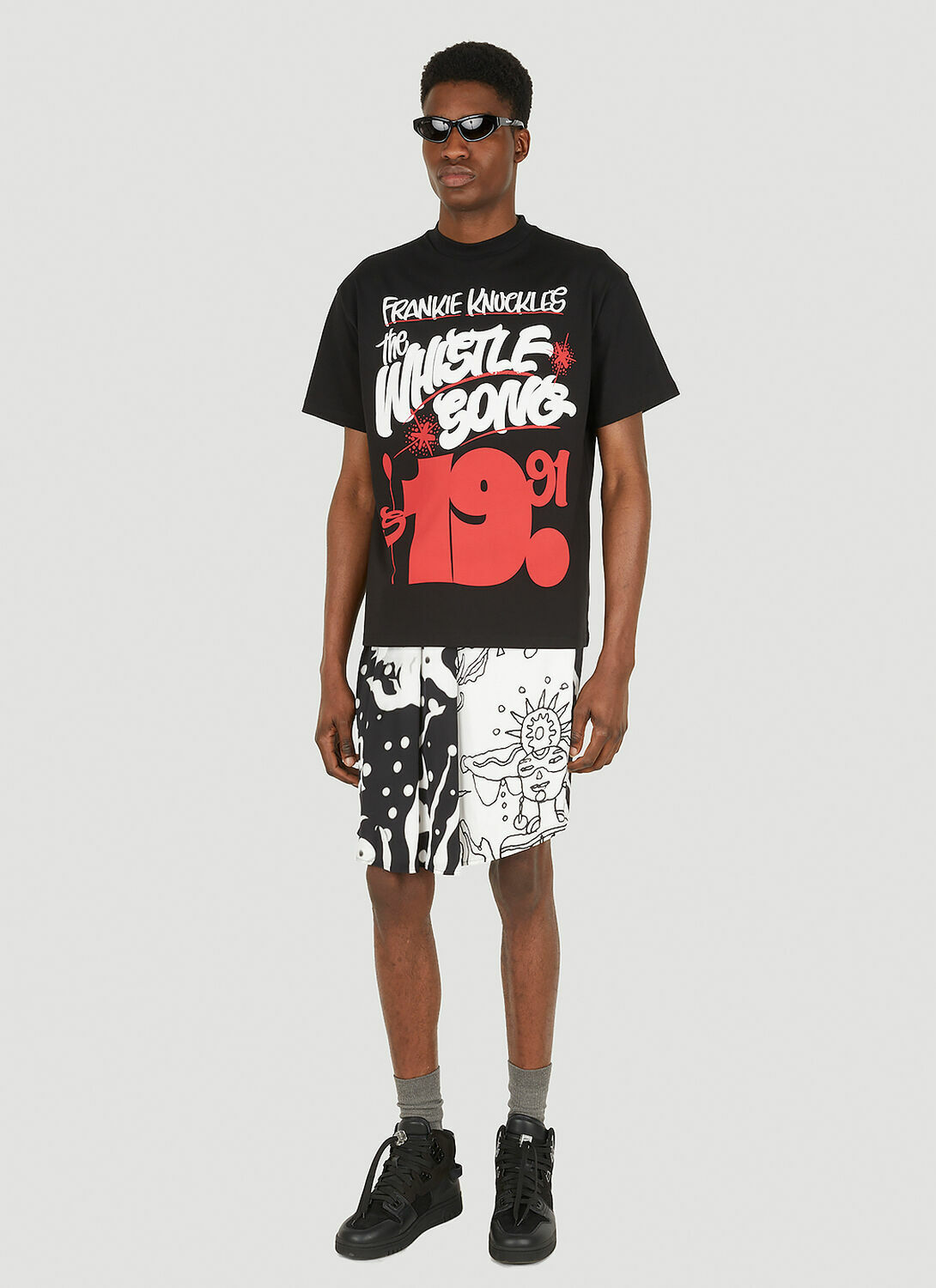 Honey Fucking Dijon Fluid Asymmetric Skirt