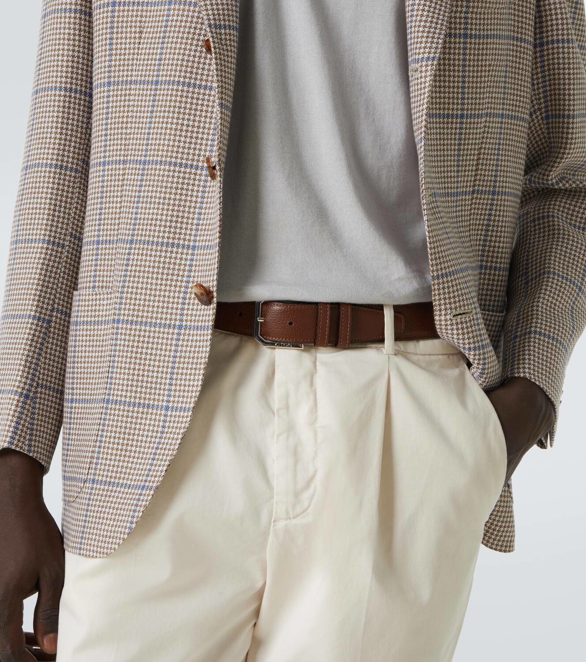 Kiton Leather belt