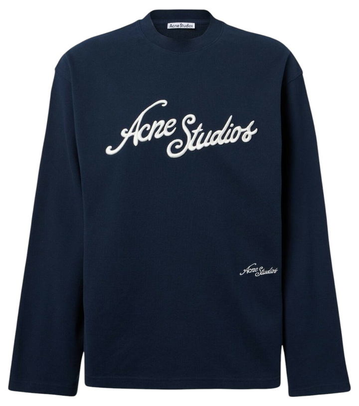 Photo: Acne Studios Logo cotton jersey T-shirt