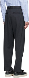 BOSS Navy Tapered Trousers