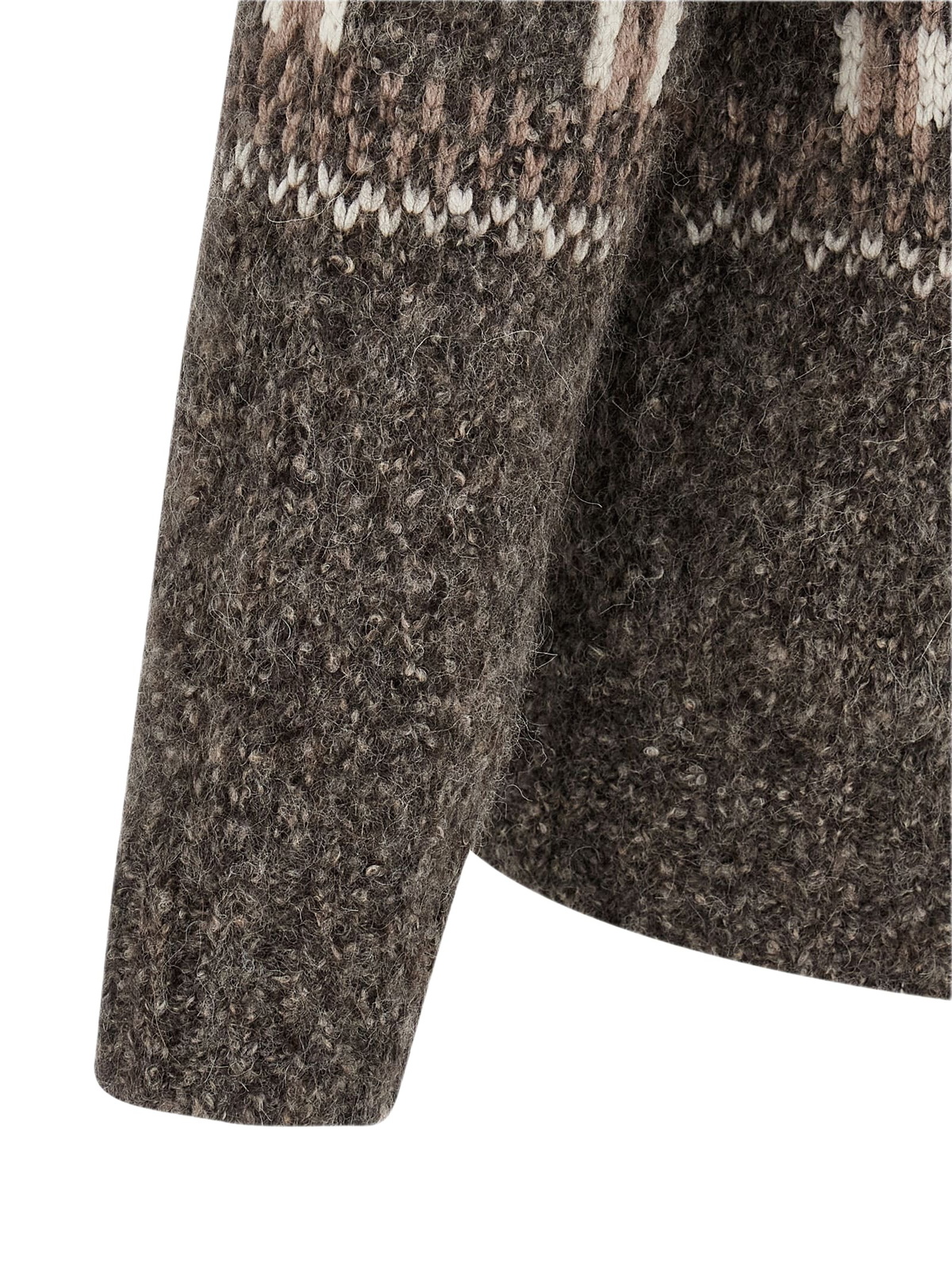 Brunello Cucinelli geometric Jacquard Cardigan