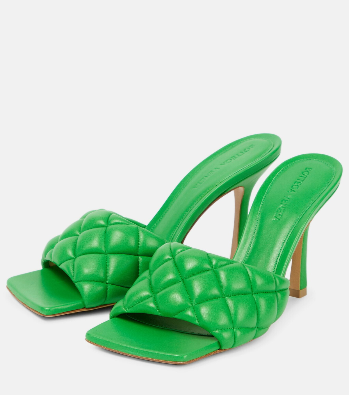 ボッテガヴェネタ Bottega Veneta Padded Leather Sandals Bottega Veneta Quilted Leather Flat Slide Sandals | Neiman
