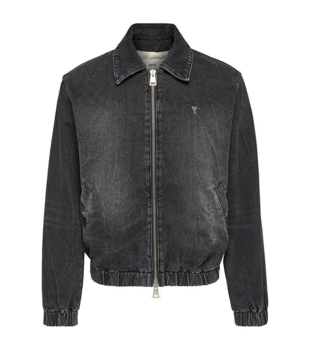 ブルゾン AMI PARIS AMI DE COEUR PADDED BOMBER JACKET IN COTTON 27858337_57616228_600.jpg