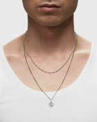 Serge De Nimes Silver Multi Chain St Christopher Necklace Silver - Mens - Jewellery