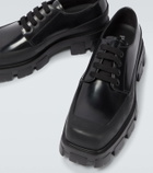 Prada Paneled leather Derby shoes