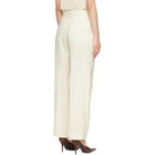 TOTEME Off-White Double-Pleat Fluid Trousers