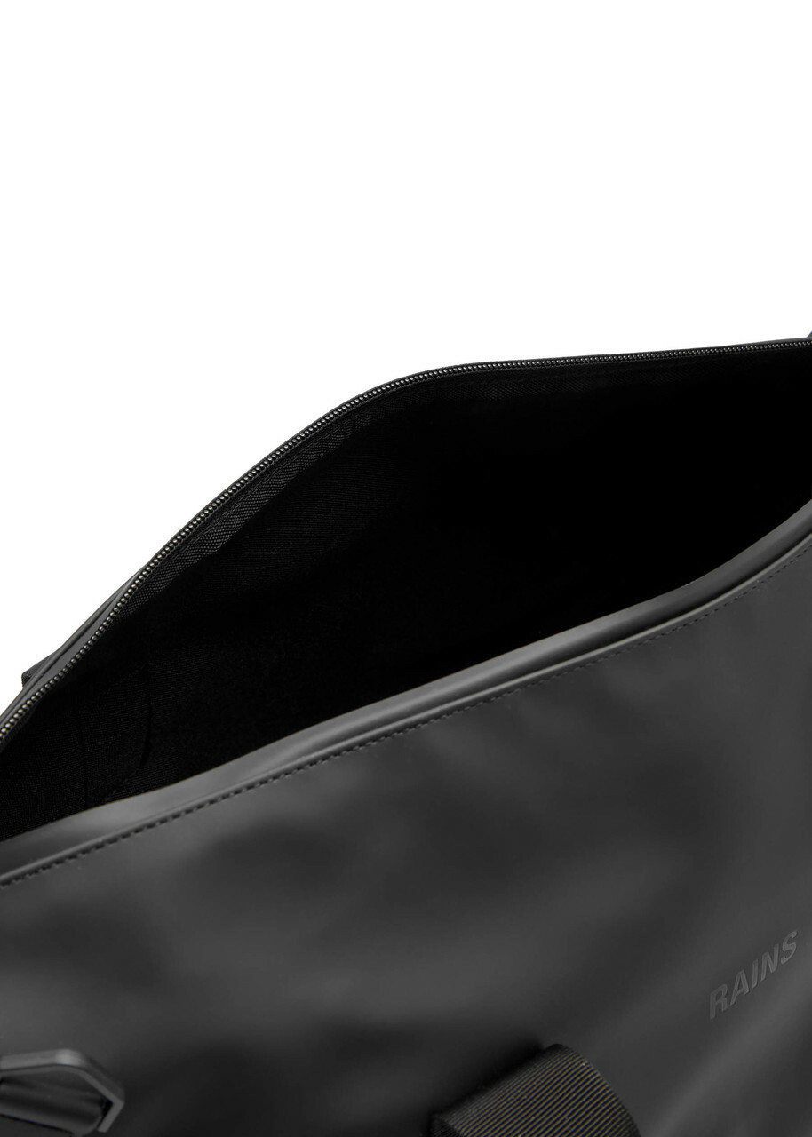 Rains Hilo Weekend Small Rubberised Holdall - Black - One Size