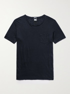 MASSIMO ALBA - Alicudi Slim-Fit Linen-Jersey T-Shirt - Blue