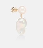 Sophie Bille Brahe - Venus Blac 14kt gold earrings with pearls