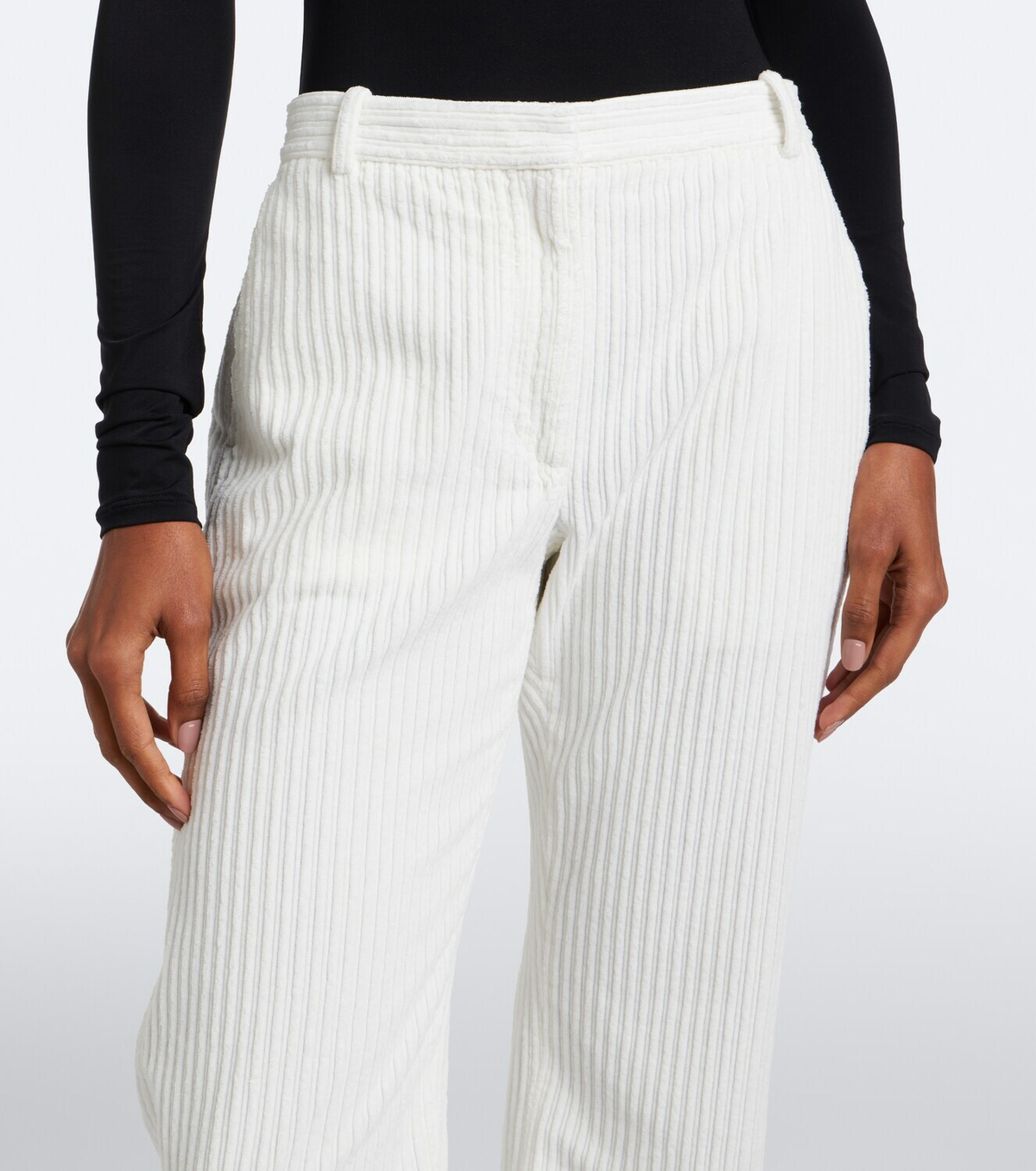 The Row Kenton cotton corduroy wide-leg pants