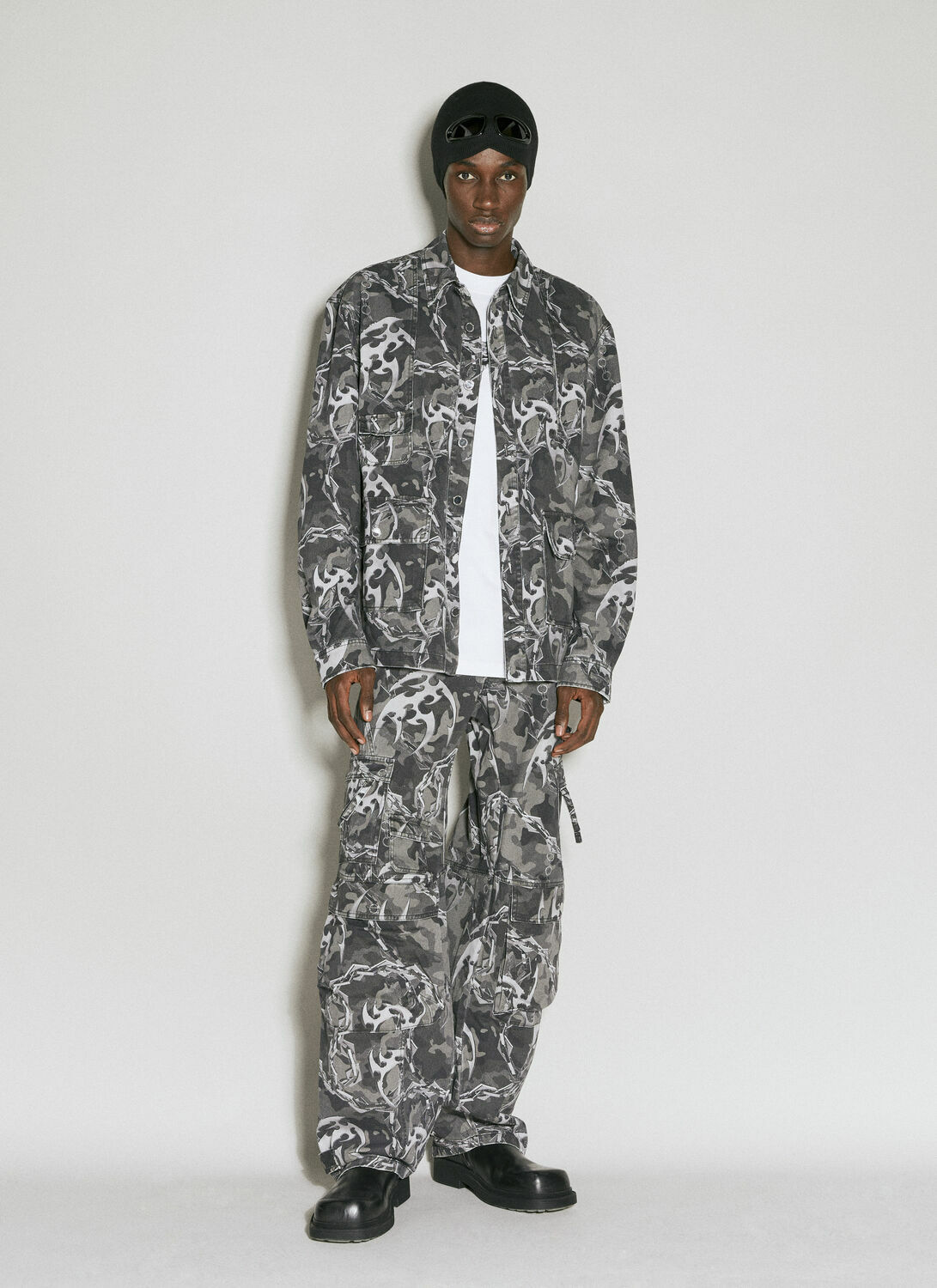 Han Kjøbenhavn Camo Printed Utility Shirt