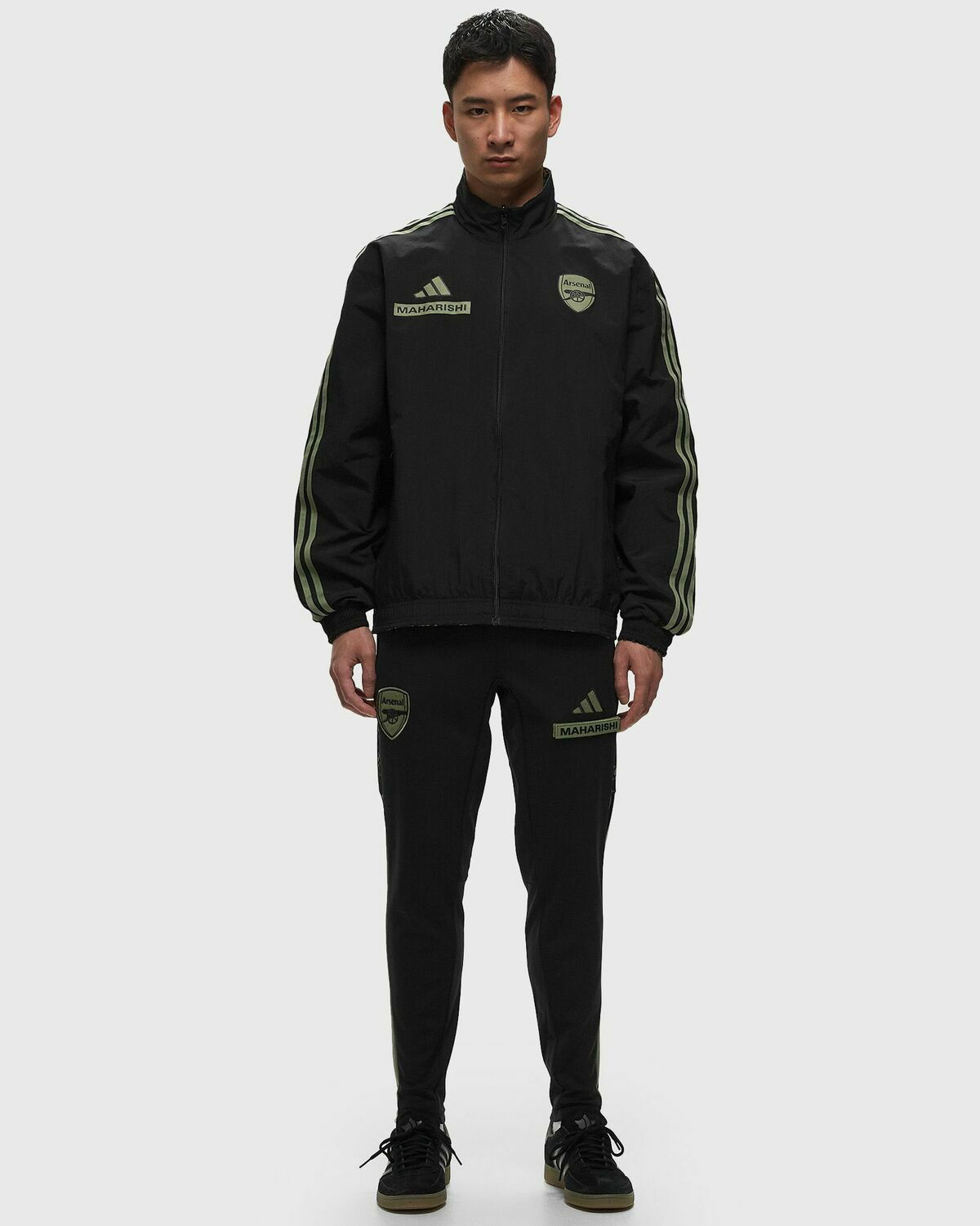 Adidas Fc Arsenal X Maharishi M Anth Jk Black Track Jackets adidas