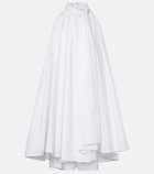 Givenchy Pleated cotton poplin minidress