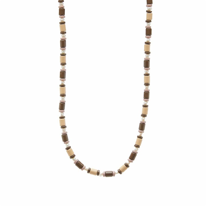 Photo: éliou Men's Davie Necklace in Brown Pearl