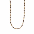 éliou Men's Davie Necklace in Brown Pearl