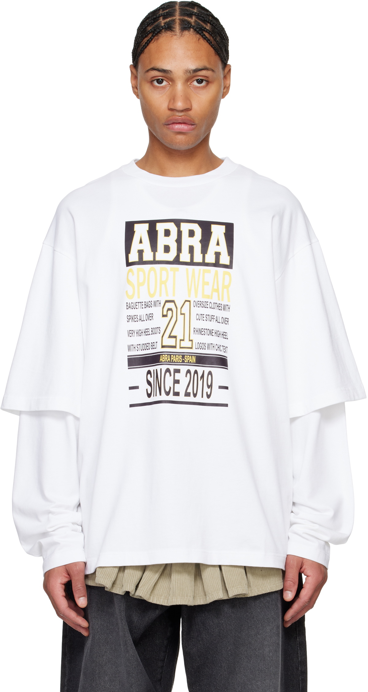 ABRA White Double 'Since 2019' T-shirt