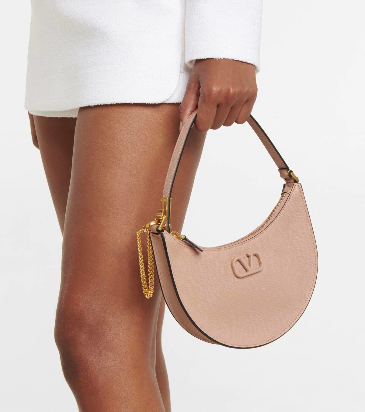 Valentino Garavani VLogo Signature Mini leather shoulder bag