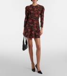 Gucci Floral silk minidress