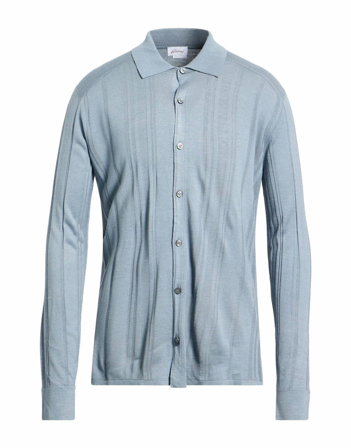 Brioni Mens Shirt Slate in Blue