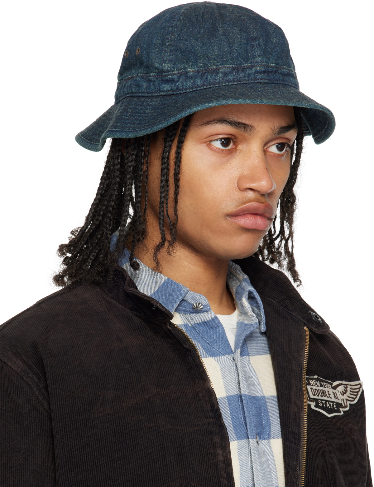 RRL デニムハット バケット L/XL インディゴ RRL Indigo Denim Bucket Hat RRL