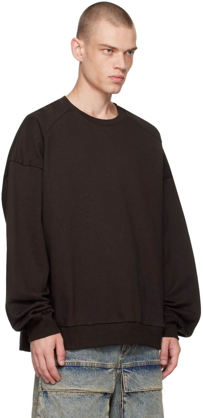 Juun.J Brown Charles Wilkin Edition Graphic Sweatshirt