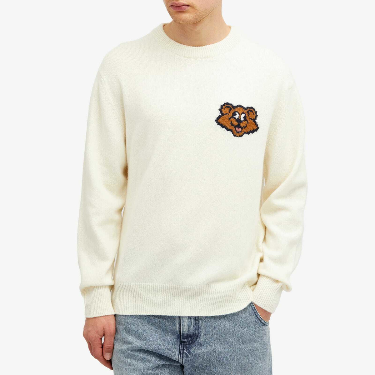 Howlin by Morrison Men's Howlin' Real Shaggy Bear in Ecru