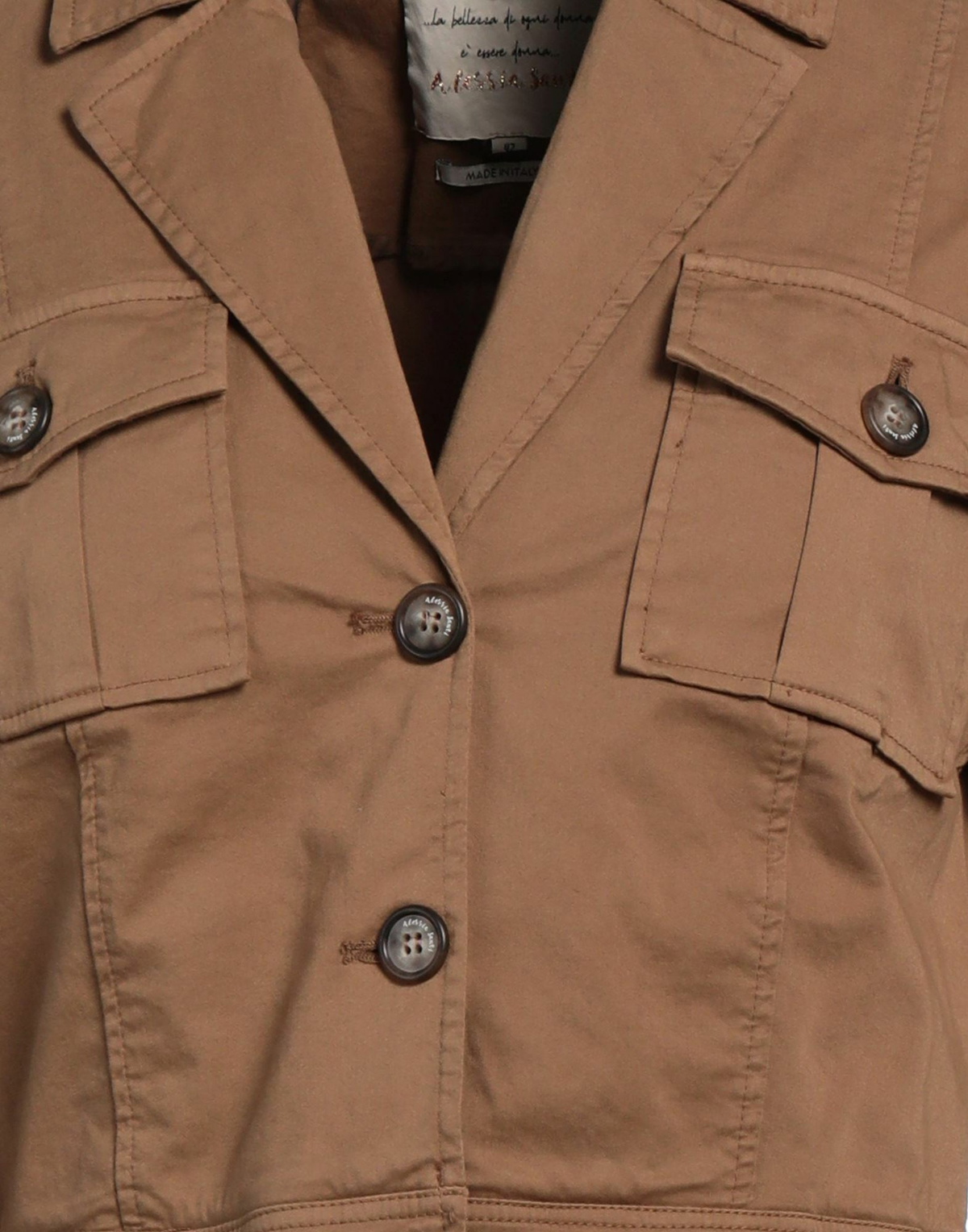 Alessia Santi Womens Jacket in Brown